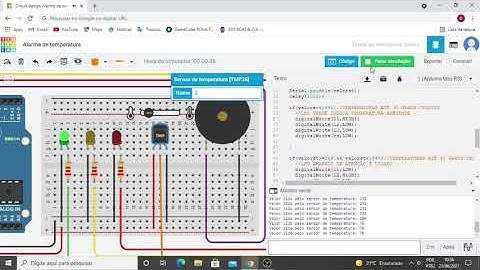 Alarme de temperatura com Arduíno!