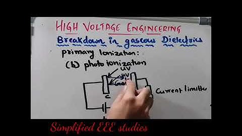 High Voltage Engineering Ionization process