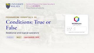 Conditions in Java: True or False, AND, OR and NOT | Programming Essentials