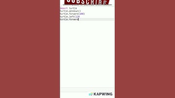 Draw Triangle with Python Turtle Graphic #python #pythonturtlegraphics #technology #education