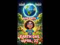 Earth Day,April 22#cartoon #animation#love #earthday #earth#kids#kidsvideo #plants #kidssong #please