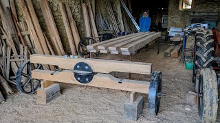 Green Oak Rails Finished  |  DIY Shepherd Hut #5 by carlrogers 278,678 views 4 months ago 33 minutes