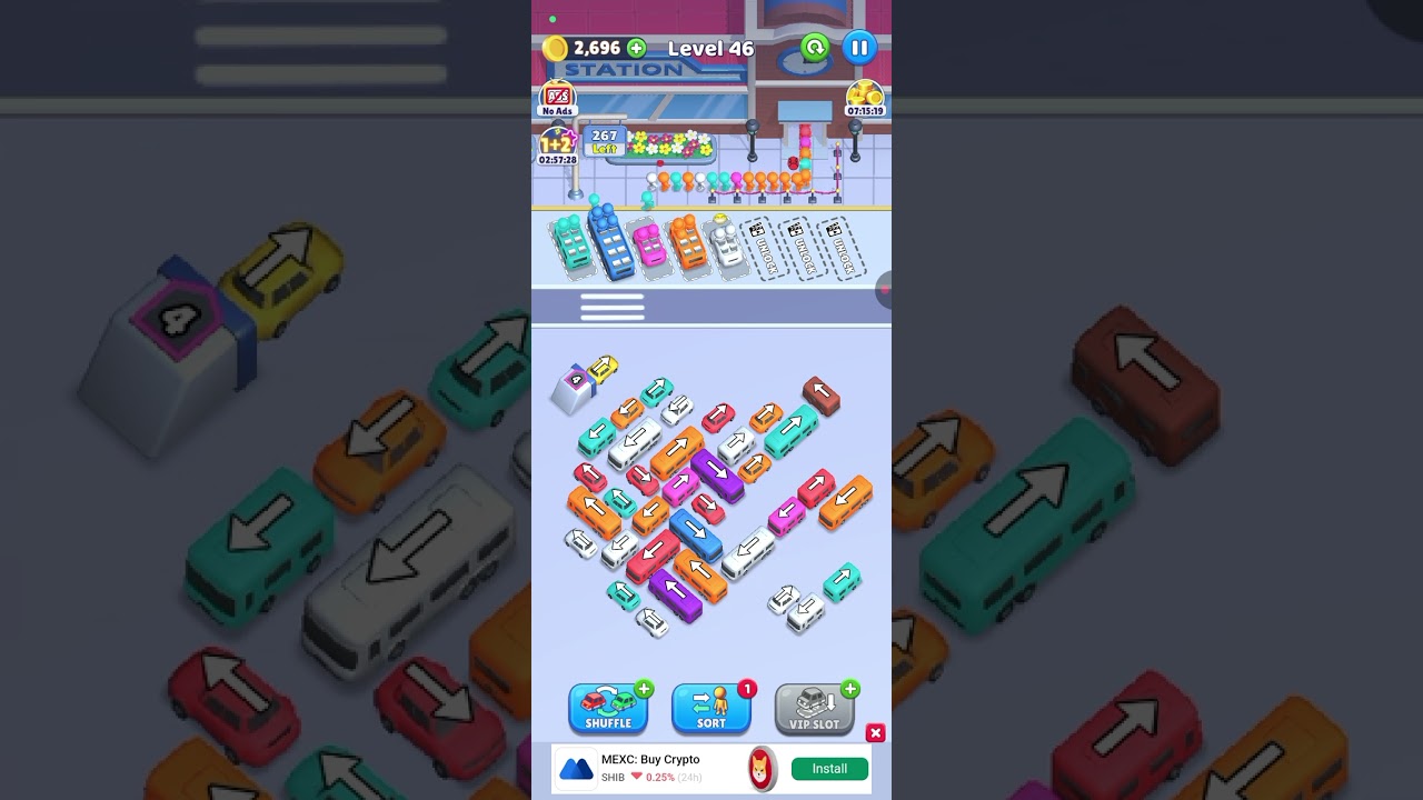 46 Level Bus craze Traffic jam puzzle game 2025 - YouTube