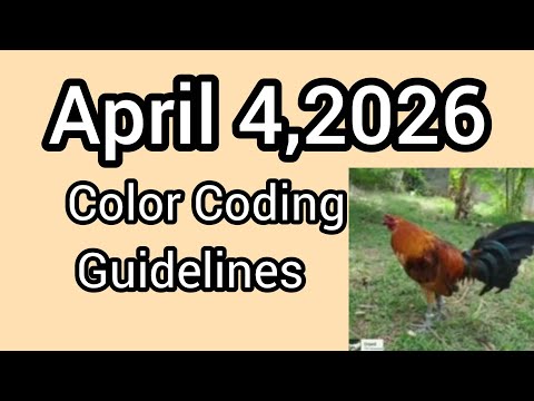 April 4,2026 Color Coding Guidelines 