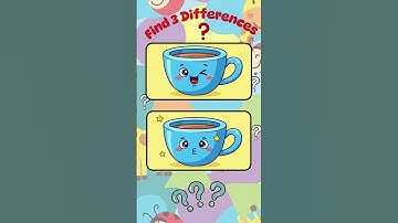 Can You Find the 3 Differences?