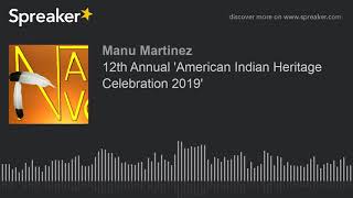 12th Annual 'American Indian Heritage Celebration 2019'