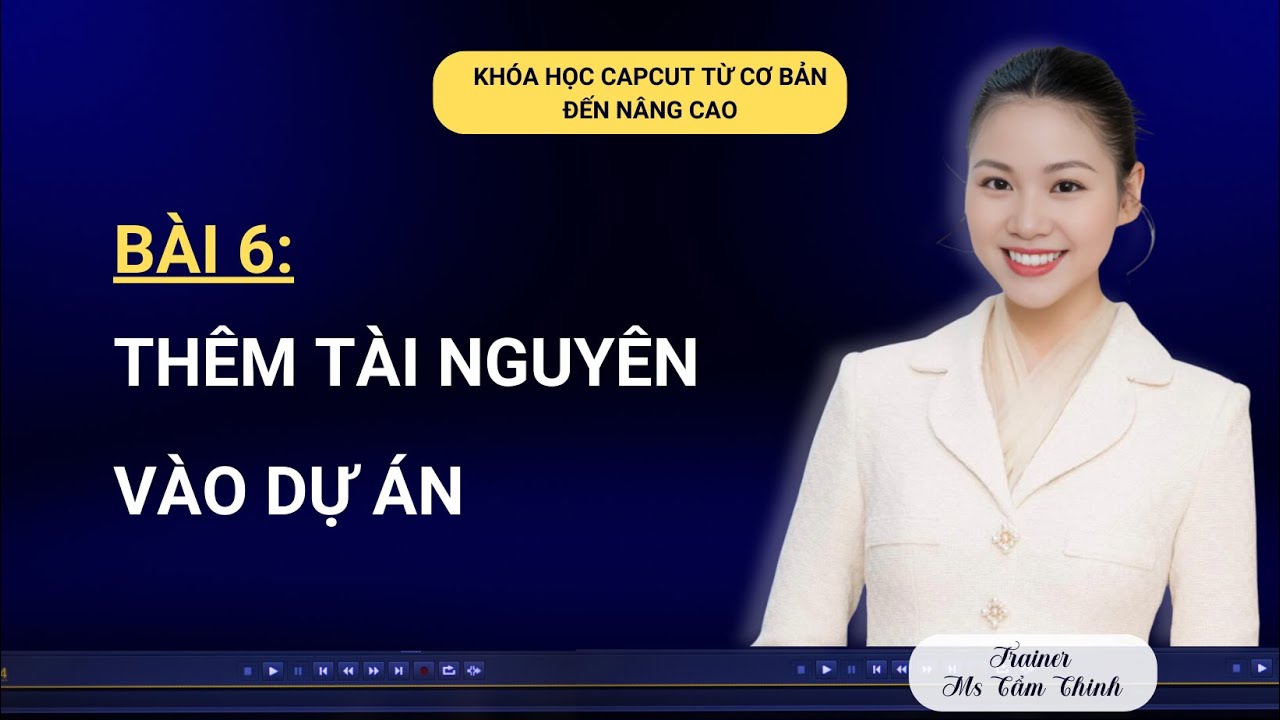 Thêm Tài Nguyên Vào CapCut PC | Hình Ảnh, Video Minh Họa, Sticker, Icon