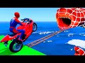 Gta v epic new stunt race for car racing challenge by trevor and shark