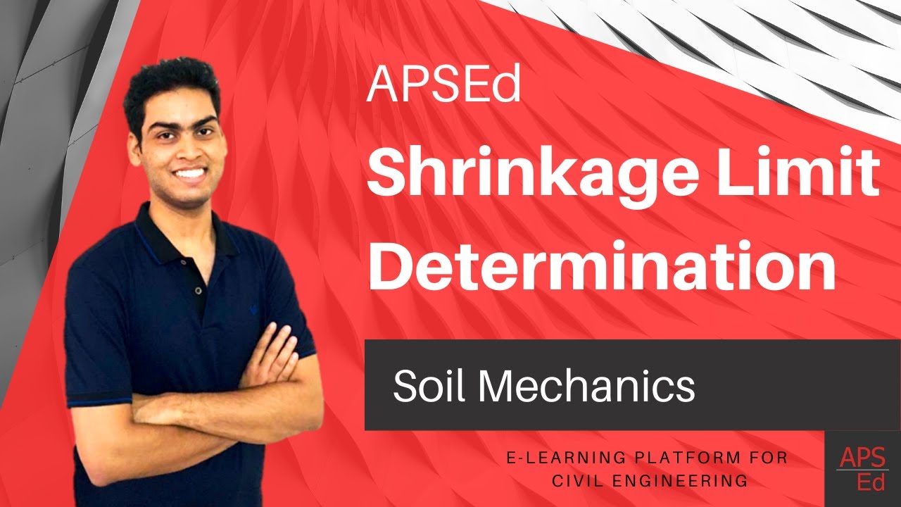Shrinkage Limit Determination of Soil Soil Mechanics APSEd YouTube