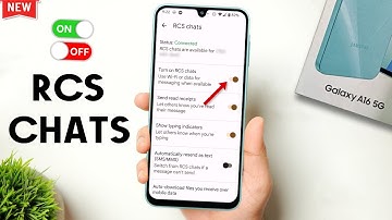 How To Turn RCS Chats ON/OFF Samsung Galaxy A16