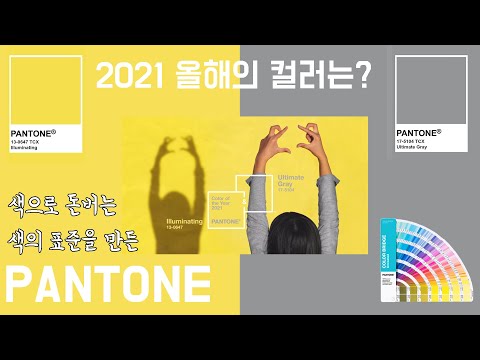 2021 올해의 컬러! 색의 표준을 만든 회사 팬톤을 아시나요?(일루미네이팅, 얼티밋그레이)