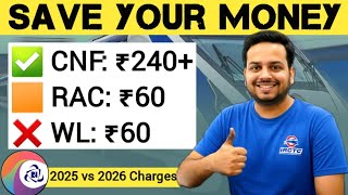 Wait! Check New IRCTC Cancellation Charges 2026 Before Cancelling Your Ticket RAC, Waiting, Confirm