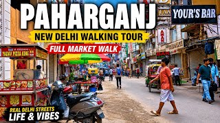 🇮🇳 Paharganj Main Bazar Morning Walk 2026 | RK Ashram Metro, Karnail Singh Stadium |