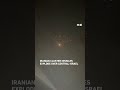 Iranian Cluster Missiles Explode Over Central Israel Amid Exchange Of Fire With Iran