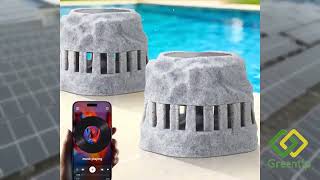 NiceBuy Solar Rock Speakers Review: 2-Pack RGB Lights & 360° Sound for Patio & Garden