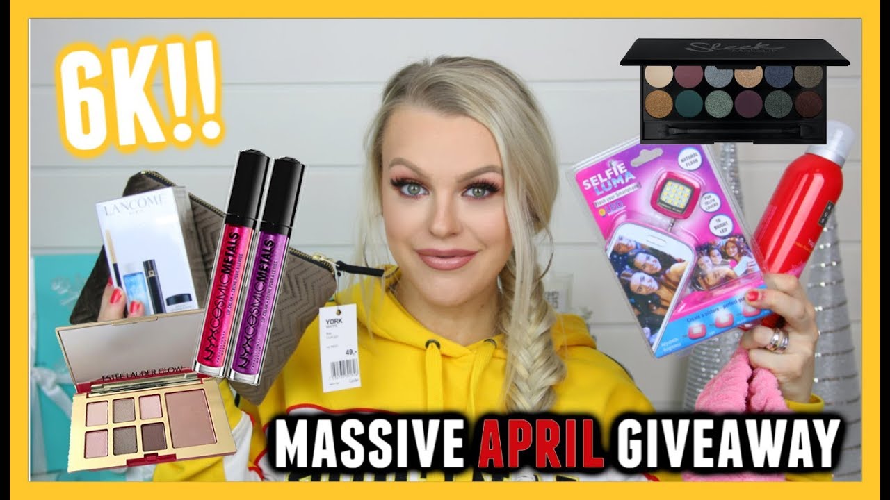 HUGE APRIL 6K GIVEAWAY 2019 | OPEN International Until May 1st!!