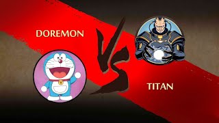 Shadow fight2 Doremon Vs Titan