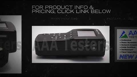 Tektronix WFM 90 Handheld Waveform Monitor