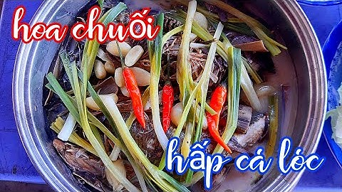 Ăn không ngừng đũa với món cá lóc hấp bấp chuối | ATCLD