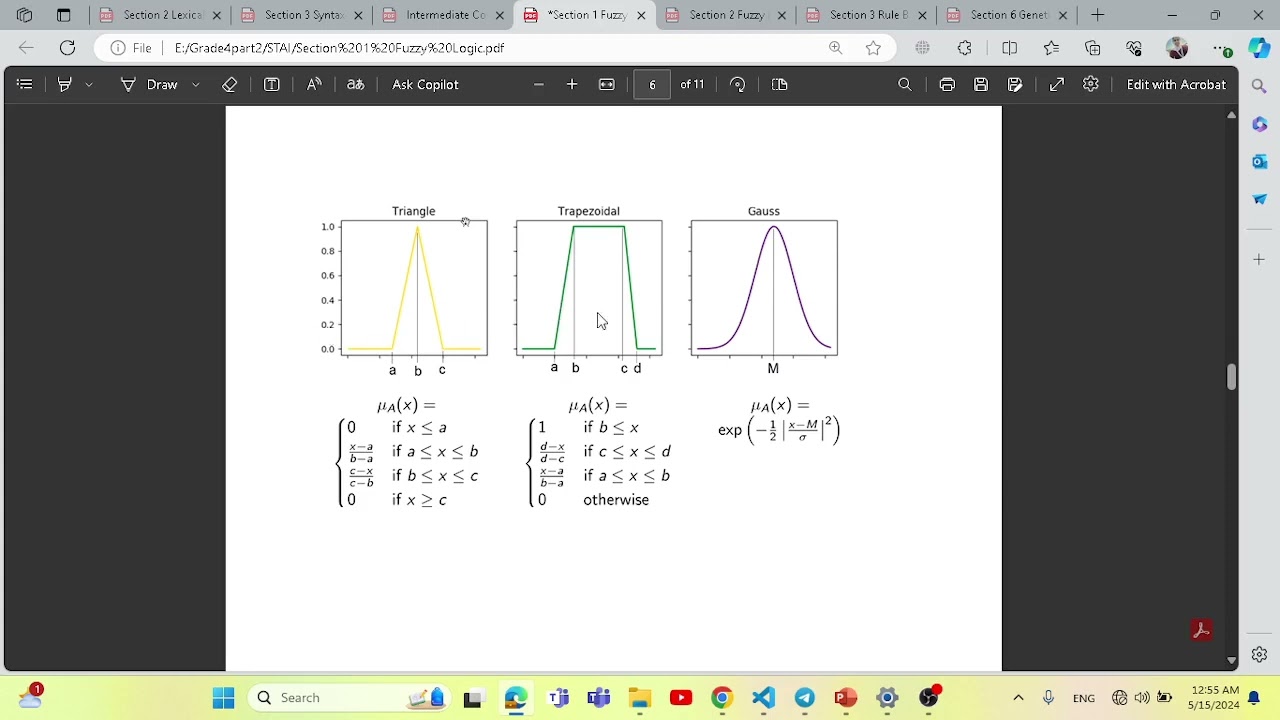 fuzzy logic sections
