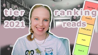 TIER RANKING EVERY BOOK IVE READ IN 2021 (so far) | 50+ books!
