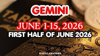 Gemini  Ingat Ka Sa Mga Taong Ito June 115 2026 Weekly Tagalog Tarot Prediction kapalaran888