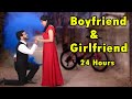 Living Like Girlfriend & Boyfriend For 24 Hours Challenge | Hungry Birds