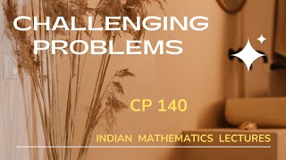 CP 140 Challenging Problem on Limit for JEE Main and Advanced | imL