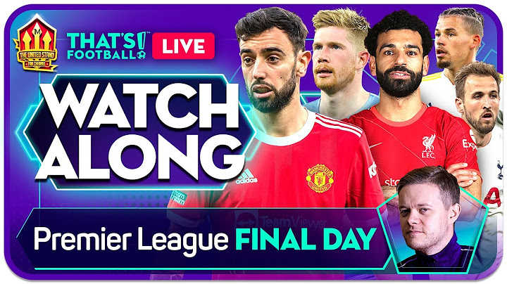 CRYSTAL PALACE vs MAN UTD & FINAL DAY PREMIER LEAGUE LIVE GOLDBRIDGE Watchalong!