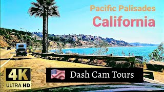 Driving Tour of Pacific Palisades,  California, USA 2020 [4K] Dash Cam Tours