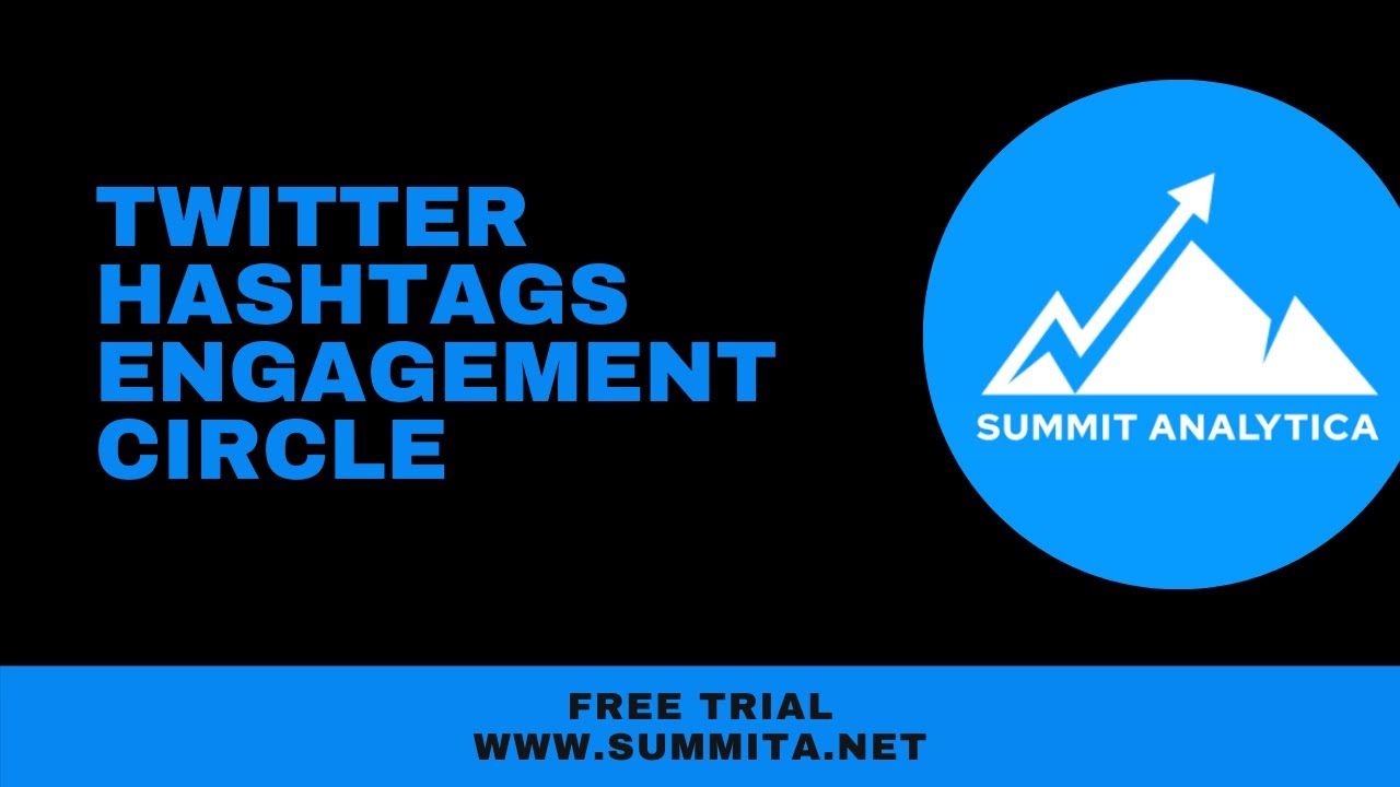 Twitter Hashtags Engagement Circle