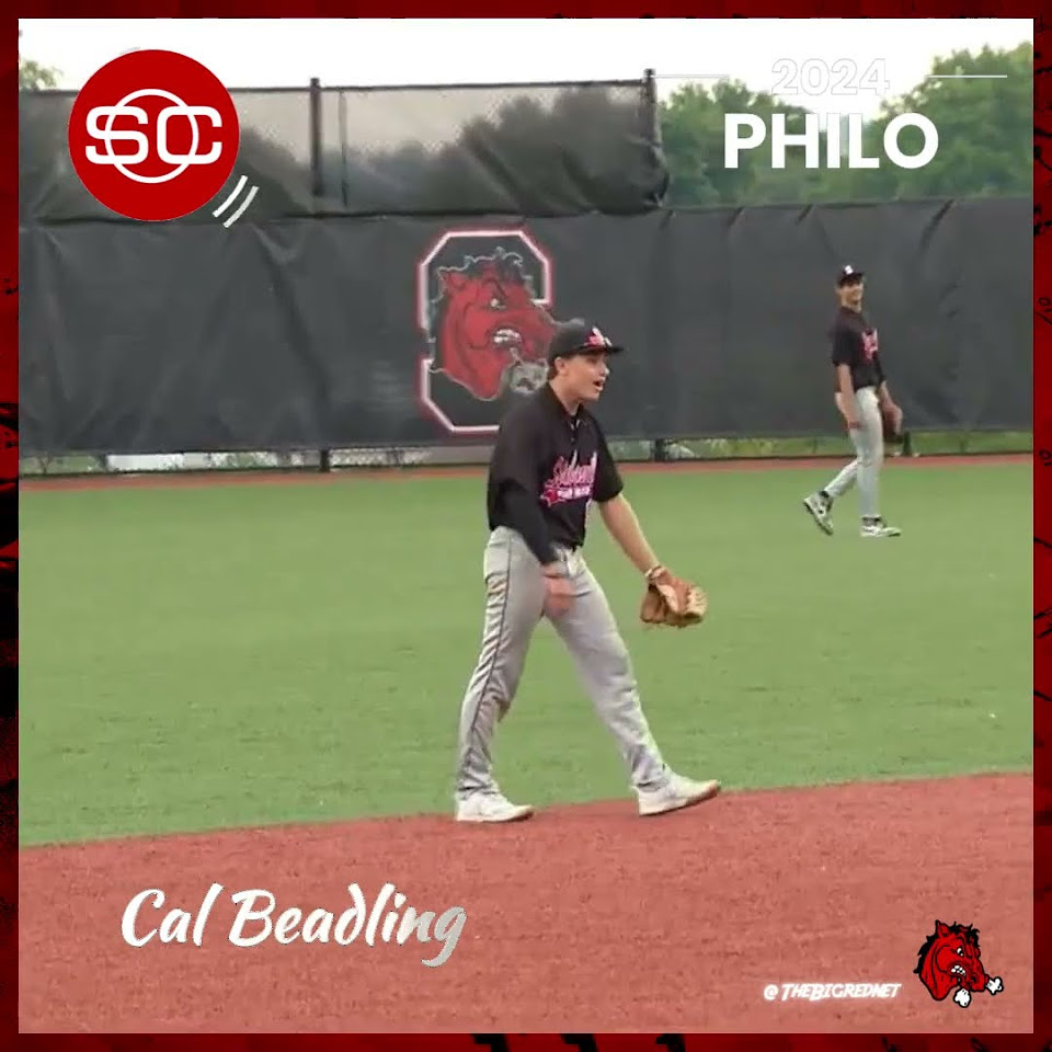 2024 ⚾ Cal Beadling leaping grab 🆚 Philo Steubenville Big Red 