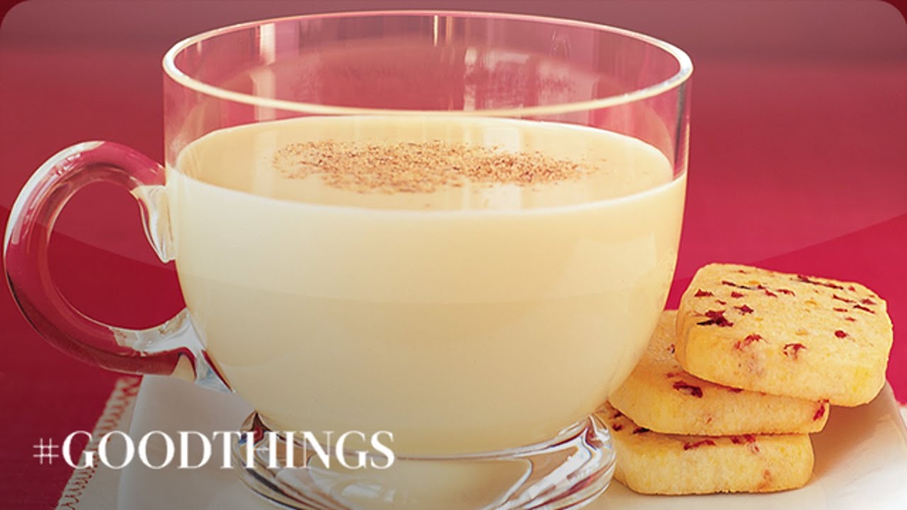 Good Things Creamy Holiday Eggnog Martha Stewart YouTube