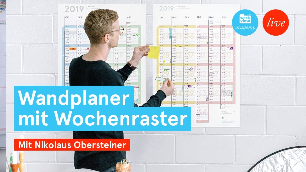 Update New weekview academy | Wandplaner mit Wochenraster - Warum sie so nützlich sind! #12