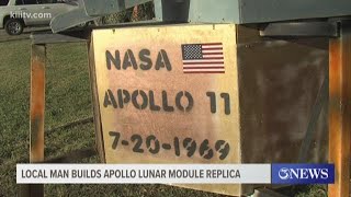 Coastal Bend man builds Apollo Lunar module replica for 50th anniversary of Apollo 11