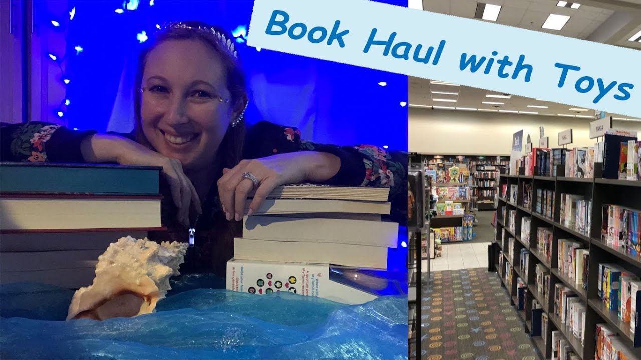 Come Book Shopping with me at Books A Million / Book Haul with Toys