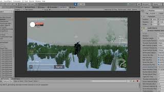 HDRP test snow on terrain. Followed by water interactions.