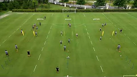 Breaking Lines Passing Diamond Exercise   Warm Up