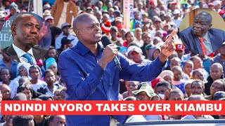 NDINDI NYORO IS BECOMING A FORCE! Watch him take Kikuyus away from GACHAGUA in MASSIVE Kiambu rally
