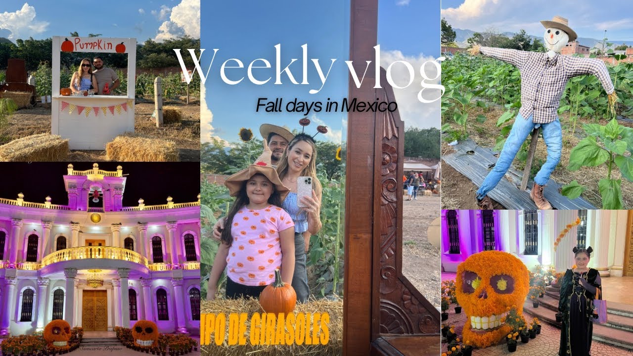 VLOG: Fall Vibes in Mexico 🍁 Pumpkin Patch, Día de Muertos & Trick or Treating 🎃