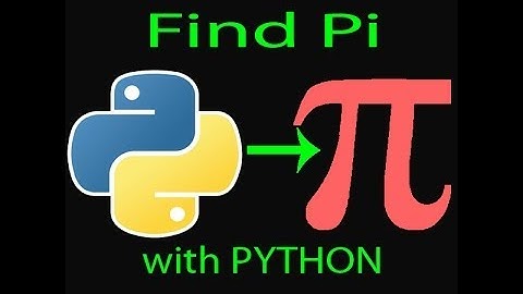 Tutorial Fridays---Python: Calculating Pi