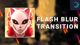 Flash Blur Transition Tutorial on Alight Motion