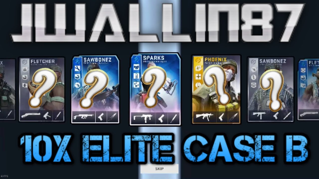 Dirty Bomb: Elite Case B 10X Case opening/ Live Commentary