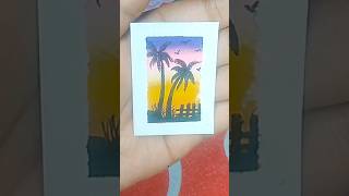 mini canvas painting#art #artist#drawing#canvas  #penting#youtubeshorts#draw#viral#short#shorts
