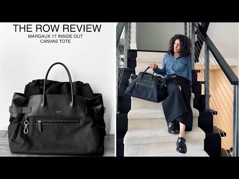 REVIEW - The Row Margaux 17 Inside-Out tote bag review. Size