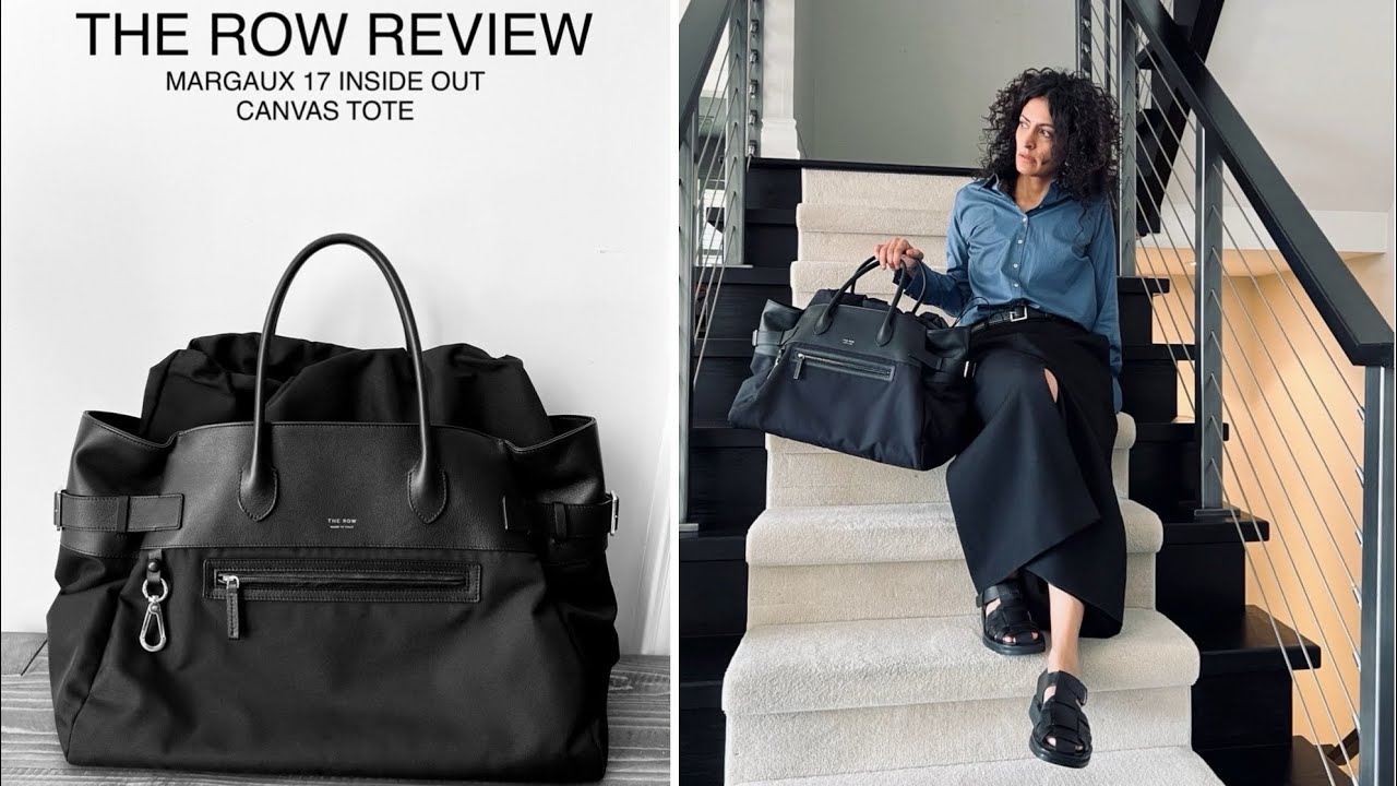 REVIEW - The Row Margaux 17 Inside-Out tote bag review. Size, price, and  stying.