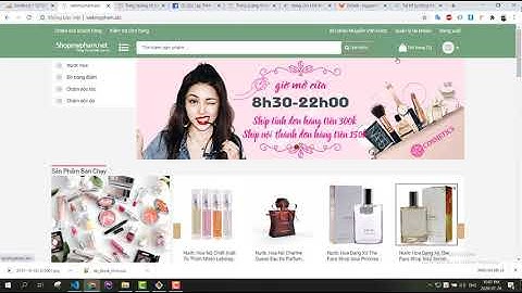 Giới thiệu và demo chức năng website bán hàng mỹ phẩm - ứng dụng bán hàng mỹ phẩm laravel 6x 2020