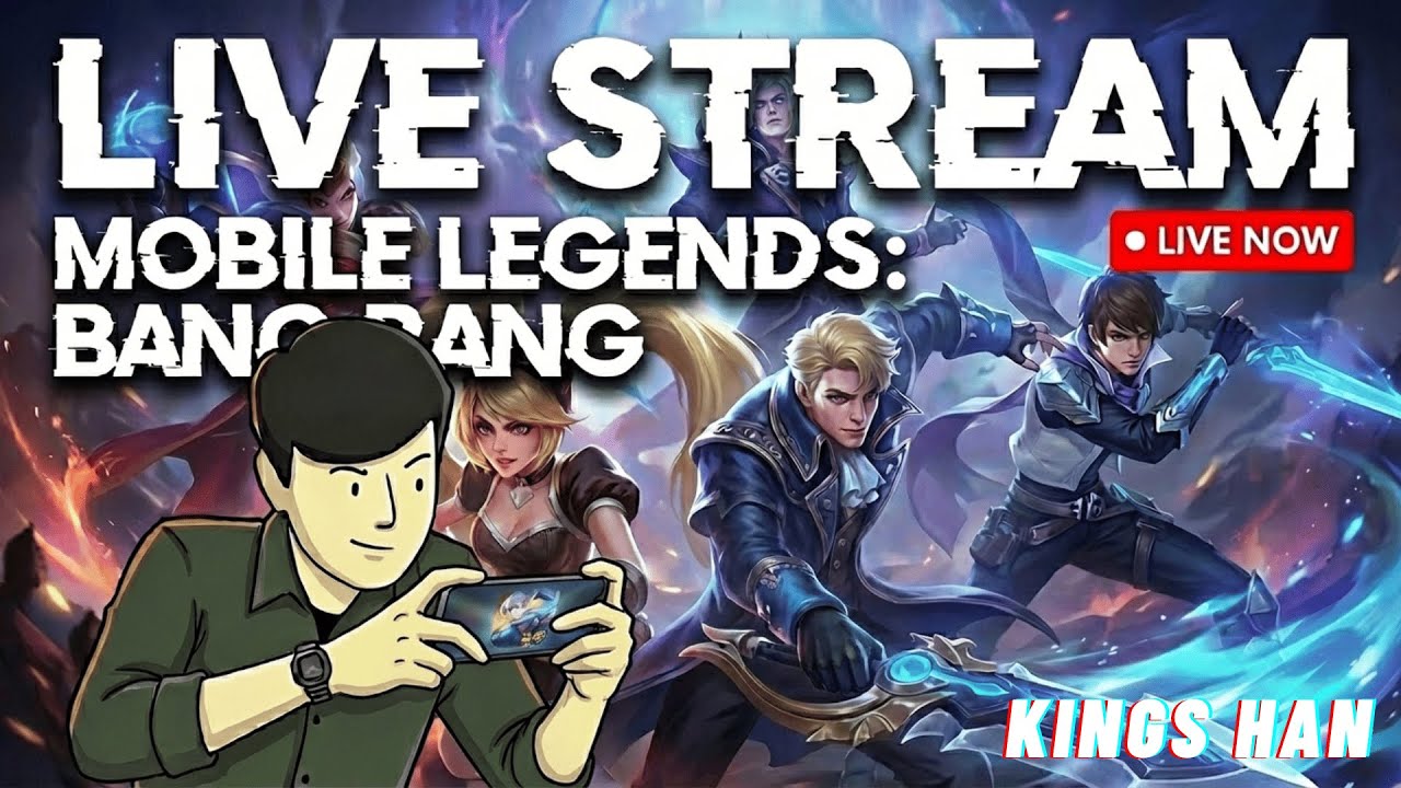 PUSH RANK SAMPE GLORY !!! - LIVE STREAM MOBILE LEGENDS: BANG BANG