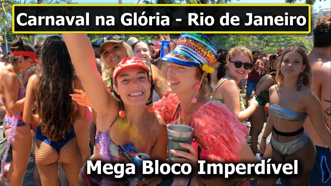 🇧🇷 Mega Bloco no Bairro da Glória: Carnaval de Rua no Rio de Janeiro