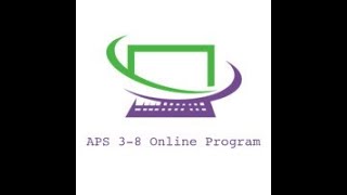 APS 3-8 Online Program